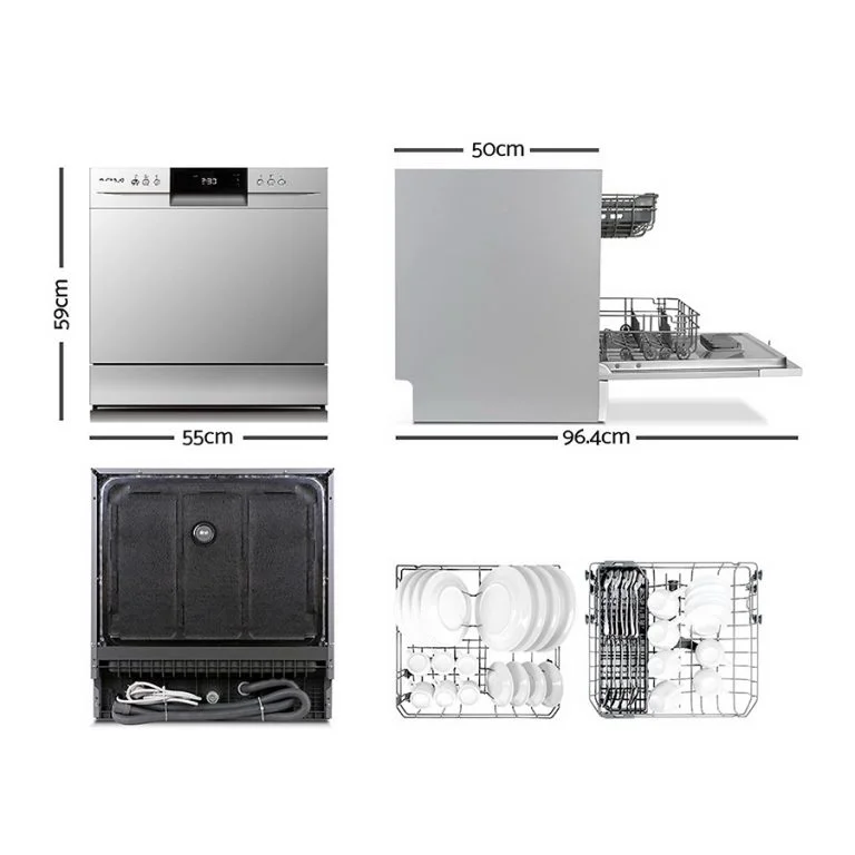 Máy Rửa Chén Mini 8 Bộ Eurosun SKS60E08EU có 8 chương trình rửa linh hoạt, tiện lợi và hiệu quả