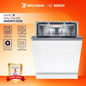 Máy rửa bát âm tủ Bosch SMD8TCX01E