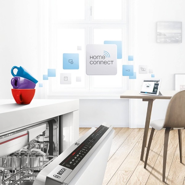 Bạn có thể thao tác trực tiếp trên máy hoặc qua ứng dụng HomeConnect