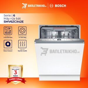 máy rửa bát bosch SMV6ZCX42E