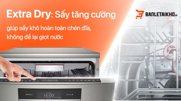 Công nghệ Extra Dry sấy và kháng khuẩn hiệu quả