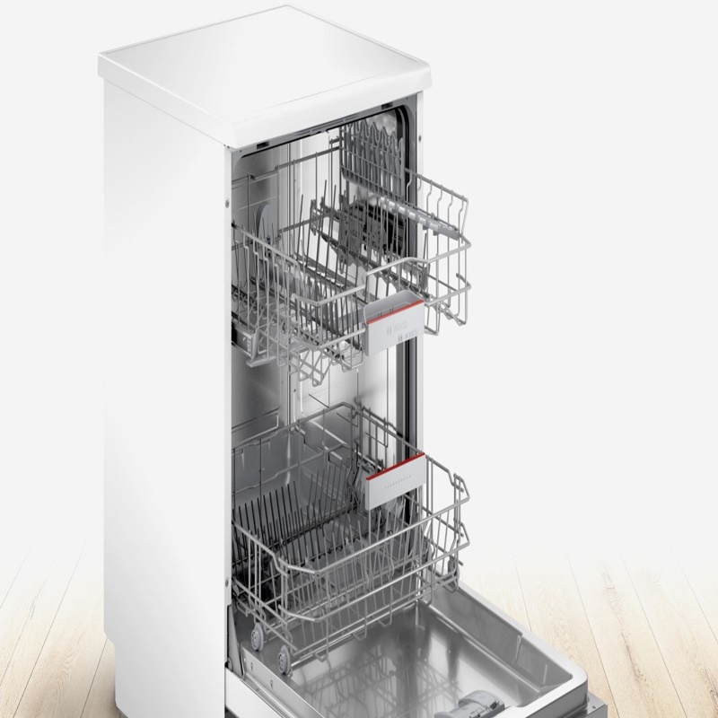 Với hệ thống khay úp thông minh MaxFlex và VarioFlex Pro, việc sắp xếp bát đĩa trở nên dễ dàng hơn bao giờ hết