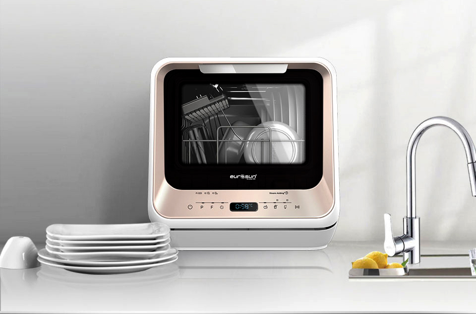 Máy Rửa Chén Mini 5 Bộ Eurosun STB50E06EU với các tính năng thông minh mang đến sự tiện nghi tối đa và hiệu quả cao trong việc rửa chén