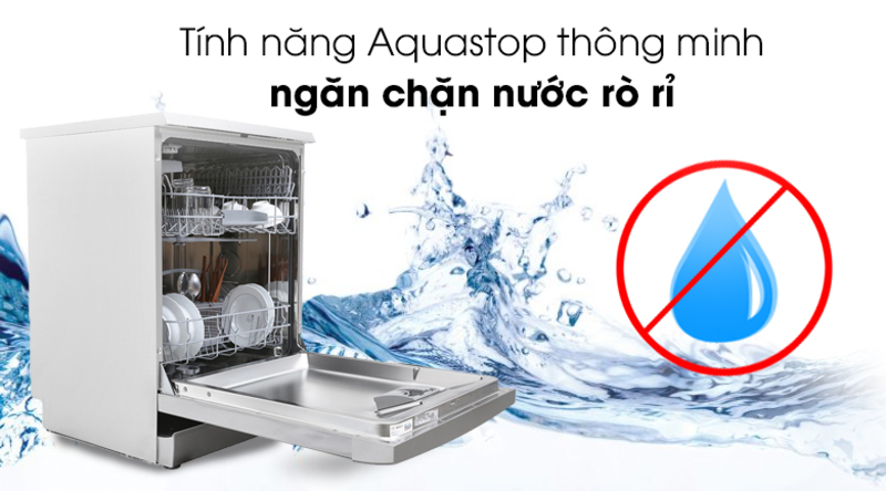Cảm biến Aquastop giúp bảo vệ tuyệt đối trước nguy cơ rò rỉ nước