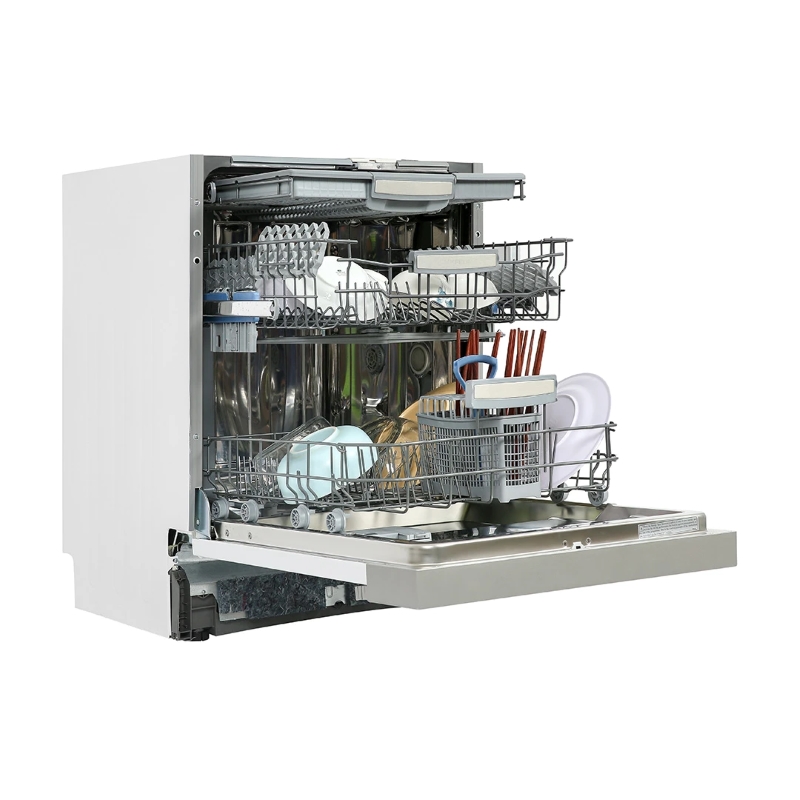 Máy rửa chén bán âm Hafele HDW-HI60C 533.23.120 thiết kế nhiều ngăn chứ, tiết kiệm công sức