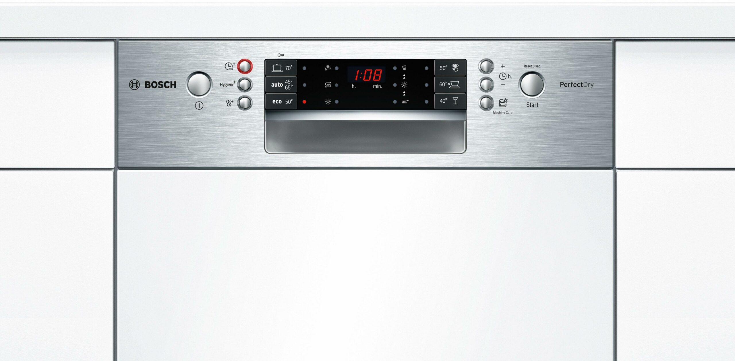 Máy rửa chén bán âm tủ Bosch SPI66TS01E có màn hình điều khiển thông minh