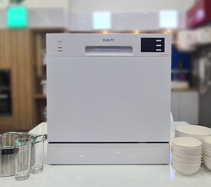 Máy Rửa Chén Mini 8 Bộ Ecalite EDW-SMS6080WH