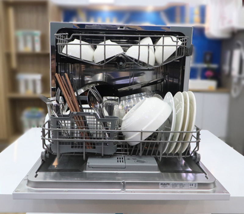 Máy Rửa Chén Mini 8 Bộ Ecalite EDW-SMS6080WH