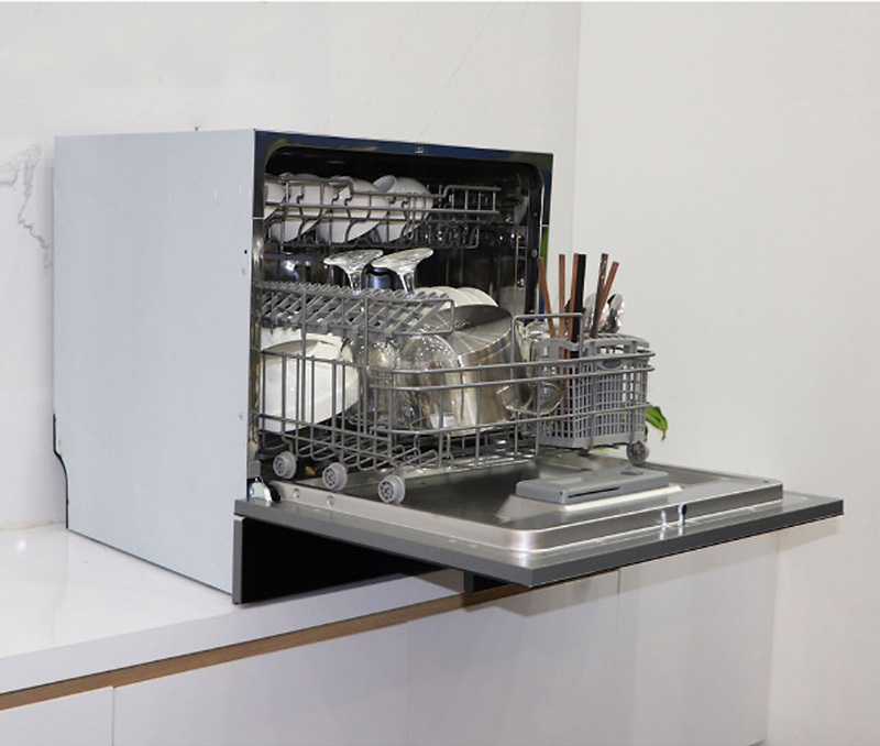 Máy Rửa Chén Mini 8 Bộ Ecalite EDW-UF6080BL