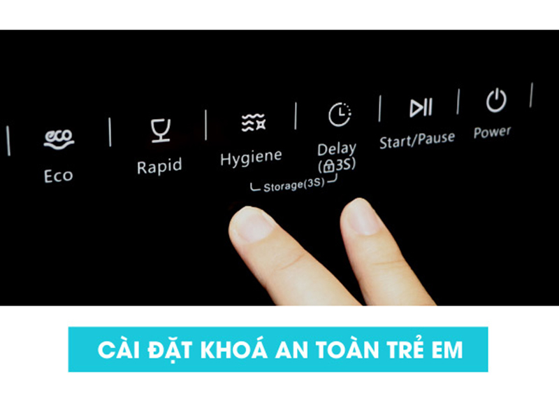 Máy Rửa Chén Mini 8 Bộ Ecalite EDW-UF6080BL