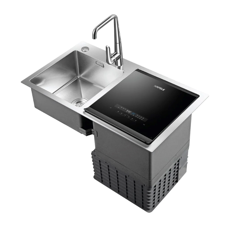 Máy rửa chén tích hợp chậu rửa Hafele HDW-SD90A 539.20.530 tích hợp thêm chậu rửa