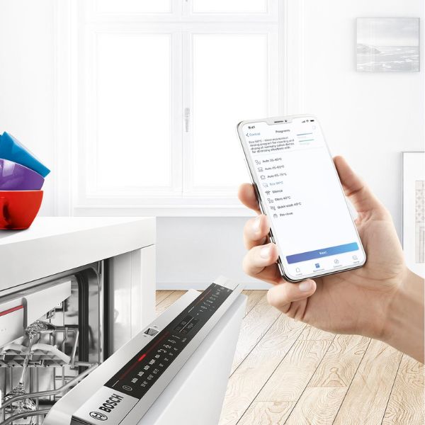 Thiết bị SMS4IVI01P sẽ gửi thông báo trực tiếp đến điện thoại hoặc máy tính bảng của bạn khi hoàn tất quá trình rửa