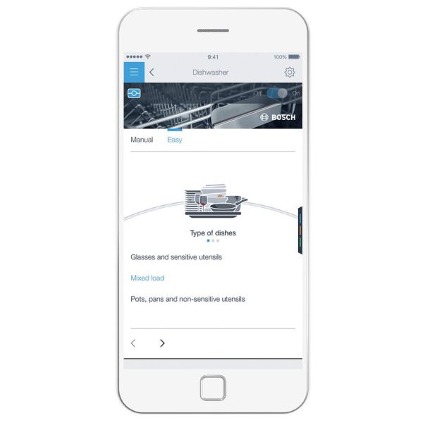 Với Easy Start bạn sẽ dễ dàng chọn được chương trình rửa tối ưu nhất