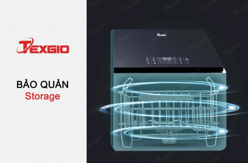 Máy rửa chén Texgio Dishwasher TGUS06HA