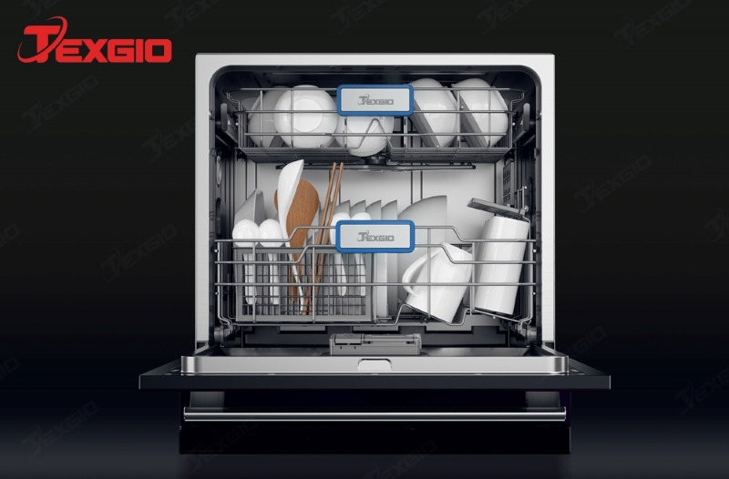 Máy rửa chén có thiết kế nhỏ gọn, phù hợp với gia đình 2-4 người