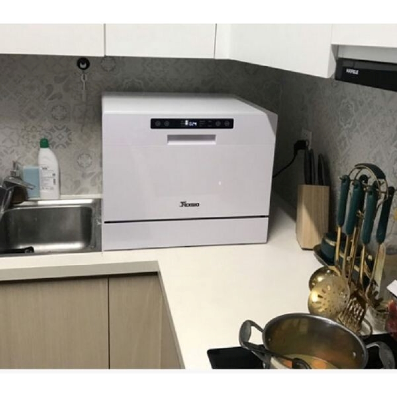 Máy rửa bát Texgio Dishwasher TG-DT2022B - Mini 6 bộ tự động mồi nước chế độ tiết kiệm năng luọng
