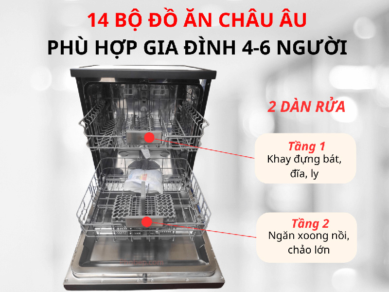 Texgio TGFPCM795B Smart sở hữu dung tích lớn thích hợp cho các gia đình đông người hoặc những buổi tiệc tùng