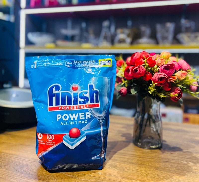 ên rửa chén Finish All in 1 Max 100V thành phần độc đáo, công thức đặc biệt