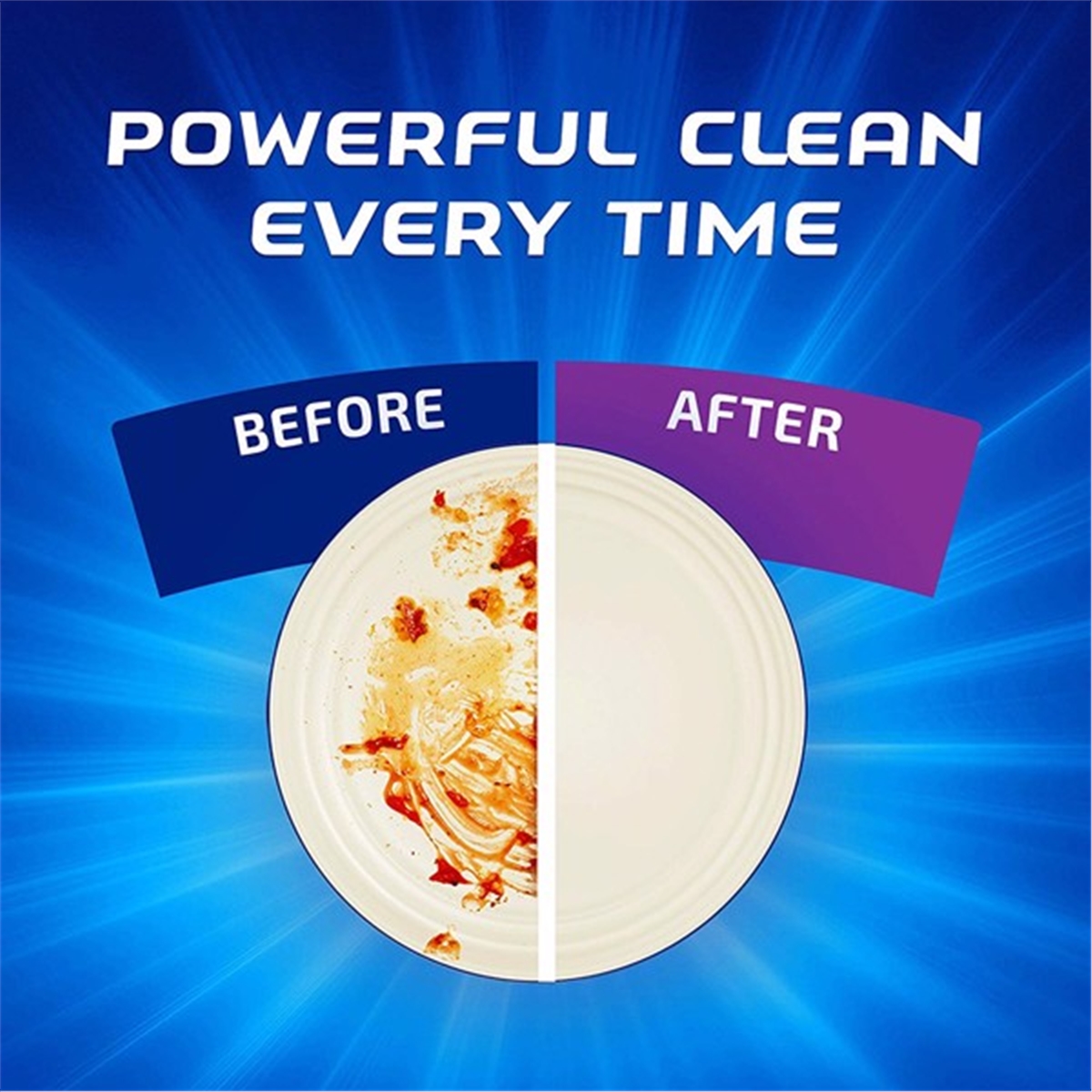 Viên rửa chén Finish All In 1 Max 48V có khả năng loại bỏ vết bẩn cứng đầu