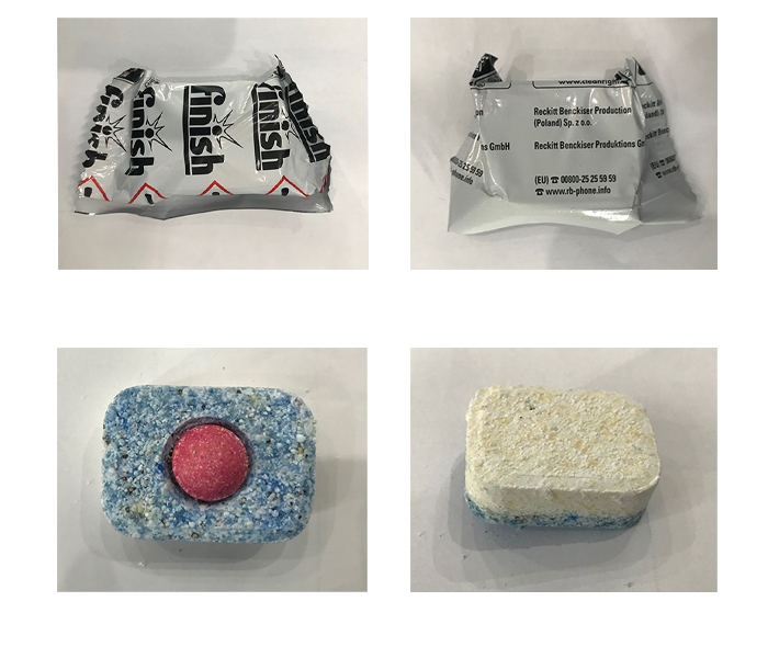 Viên rửa chén Finish All In 1 Max 52V có khả năng thay thế muối chuyên dụng.