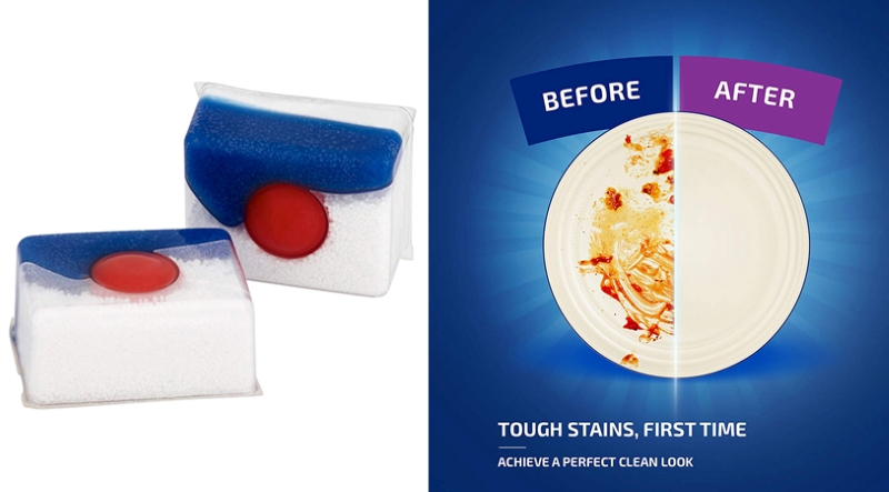 Viên rửa chén Finish Quantum Max 60V Soda khả năng tẩy sạch và khử mùi tốt