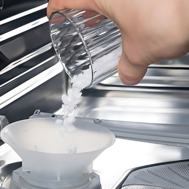 Công dụng khi đổ muối vào máy rửa bát