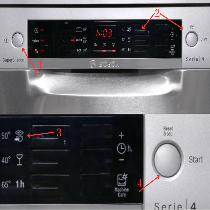 Kích hoạt chức năng tăng cường sấy 