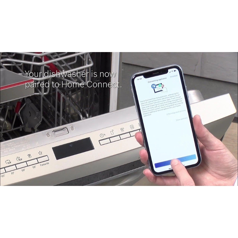 Sau khi kết nối thành công với Home Connect bạn sẽ nhận được thông báo xác nhận trên ứng dụng