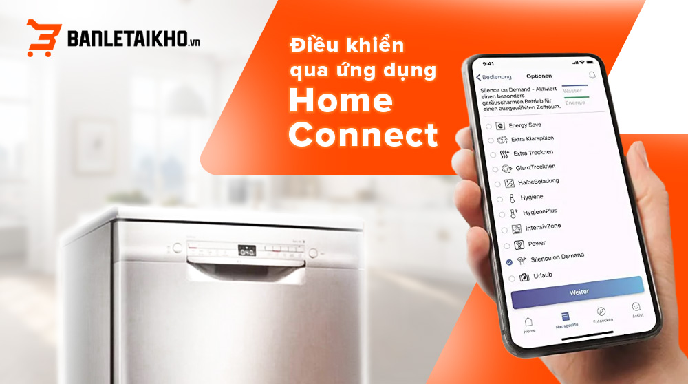 Tính năng kết nối và điều khiển từ xa bằng điện thoại vô cùng tiện lợi