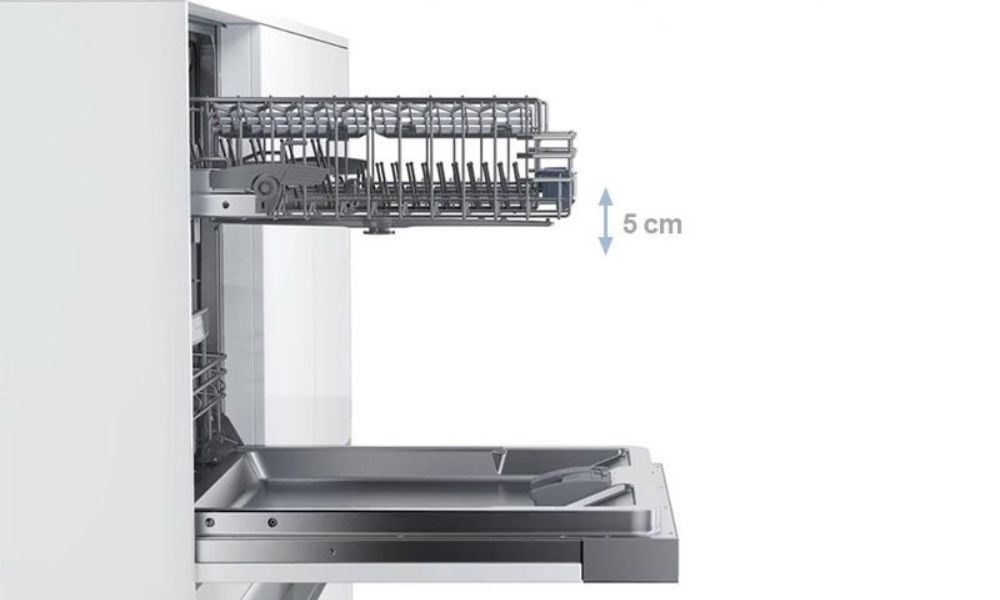 Rackmatic: Khay điều chỉnh 3 nấc đến 5cm