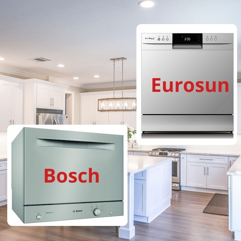 so sánh máy rửa bát eurosun và bosch