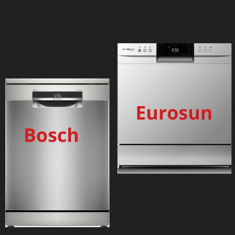 so sánh máy rửa bát eurosun và bosch