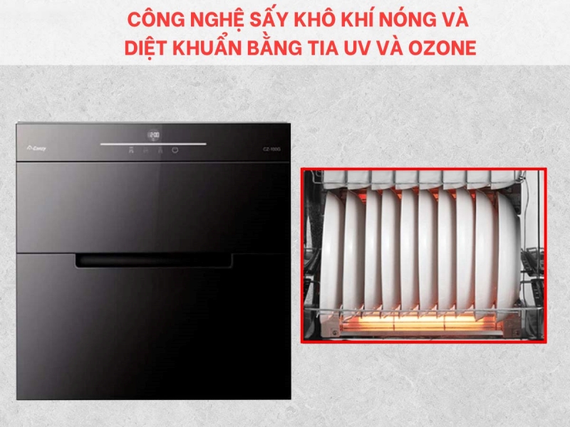 Máy Sấy Bát Độc Lập Canzy CZ 100G