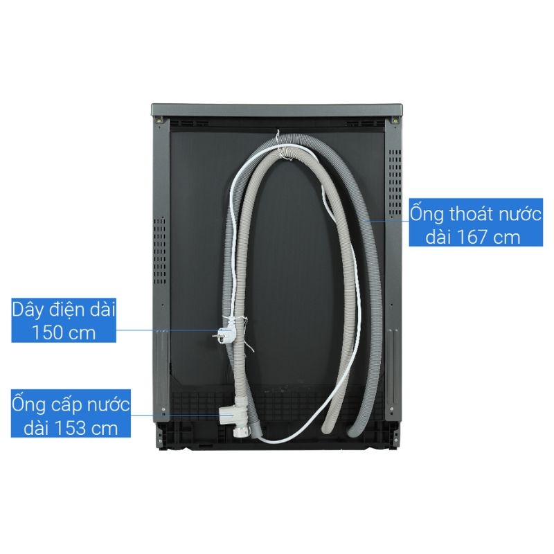 Máy rửa bát Độc Lập Faster ECO 6080E 8 Bộ