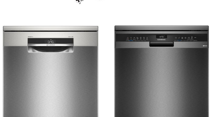 Máy rửa bát Bosch và Siemens đều có chất lượng tốt cùng nhiều tính năng hiện đại