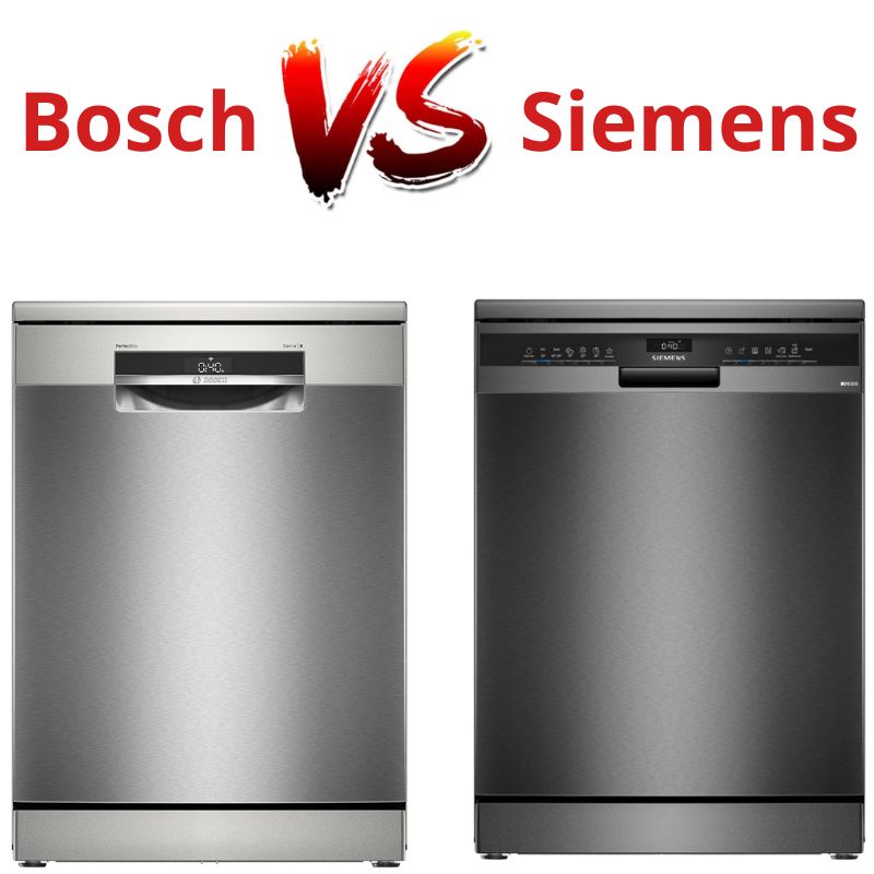 Máy rửa bát Bosch và Siemens đều có chất lượng tốt cùng nhiều tính năng hiện đại