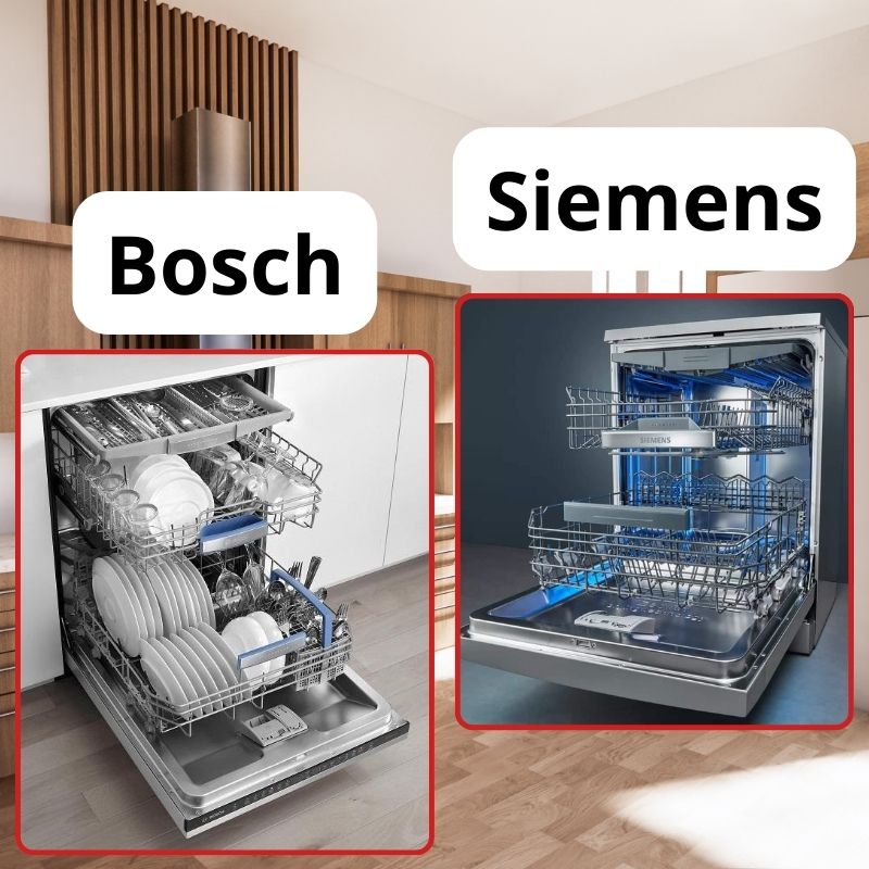 Thiết kế giàn rửa máy Bosch và Siemens