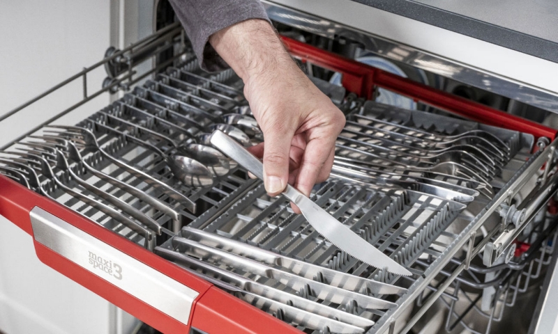 Thiết Kế Bán Âm lắp đặt gọn gàng, hài hòa với không gian bếp hiện đại