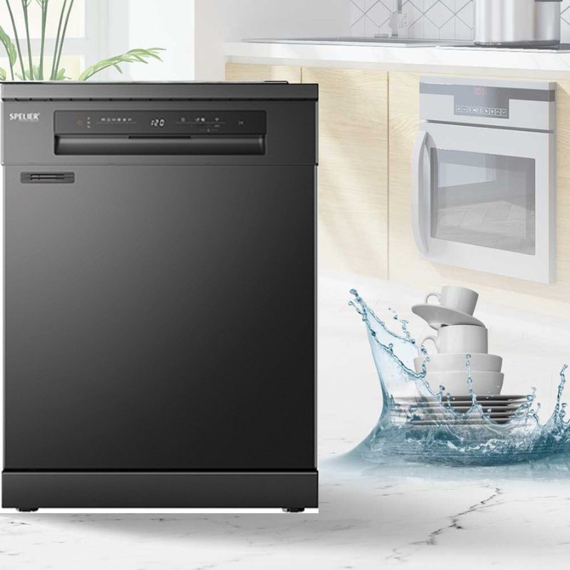 Động cơ phun nước mạnh làm sạch bát dĩa hiệu quả