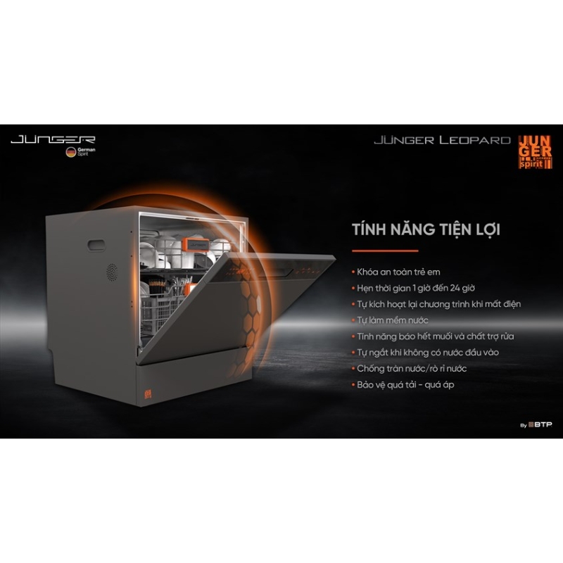 Junger Leopard DWJ-100 sở hữu nhiều tính năng hữu ích cho gia đình