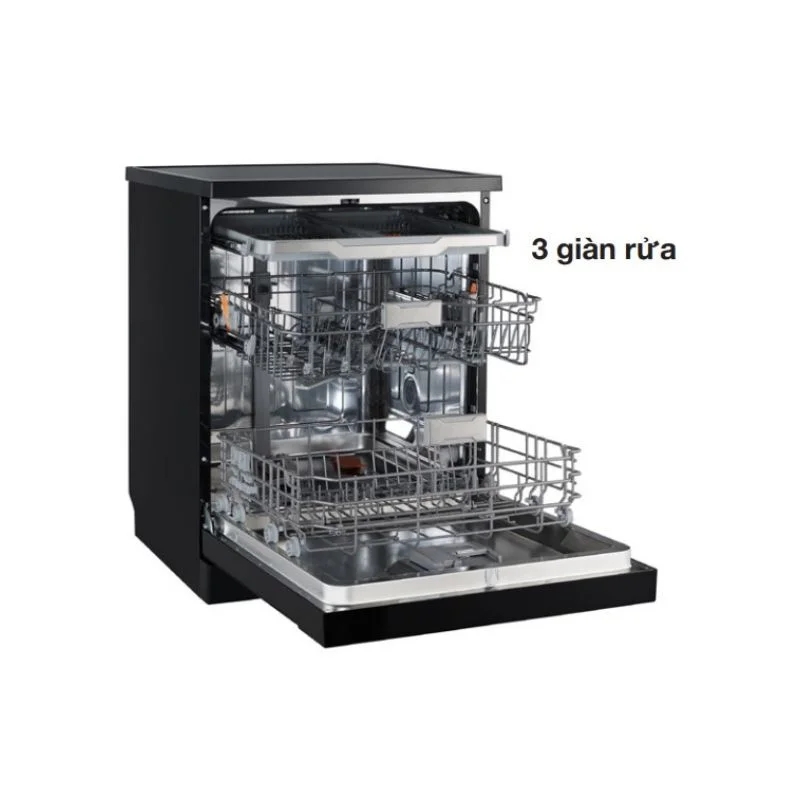 Spelier SP 16DWKT/G với thiết kế 3 khay chứa vật rửa linh hoạt