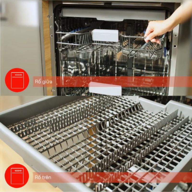 Máy rửa bát Độc Lập Fagor 3LVF-63S 15 Bộ