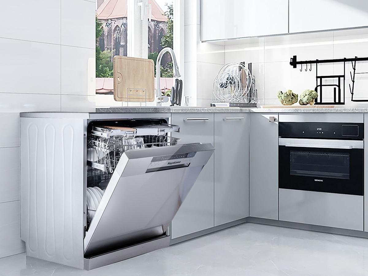Máy rửa chén Electrolux với thiết kế hiện đại, nhỏ gọn tiết kiệm diện tích