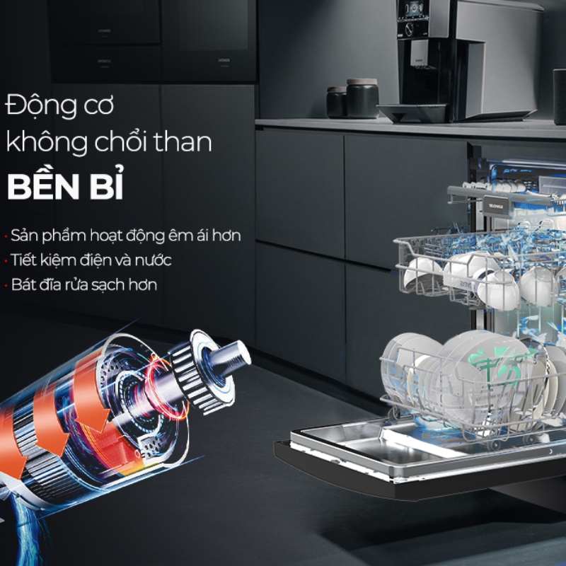 Độ Ồn Thấp giúp máy vận hành êm ái, không gây ảnh hưởng đến không gian sống của bạn