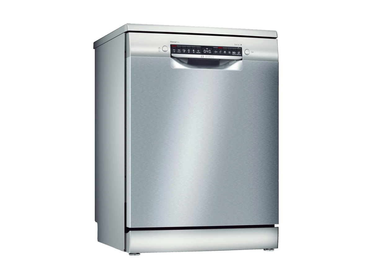 Máy rửa bát Bosch SMS4EVI14E với thiết kế đơn giản, hiện đại