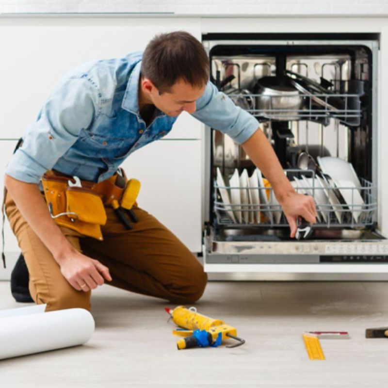 Đảm bảo đầy đủ các linh kiện, phụ kiện đi kèm máy rửa bát