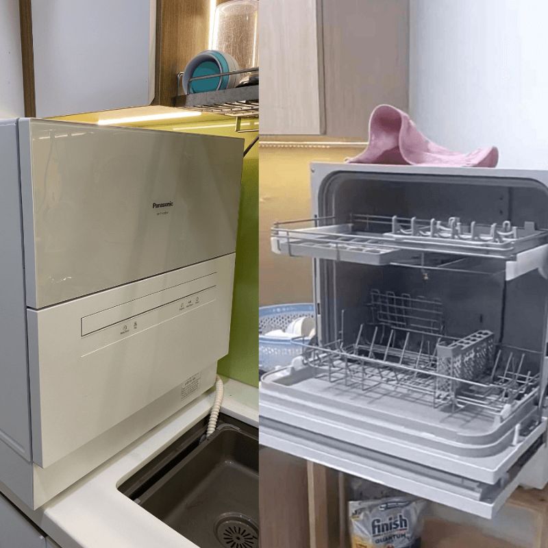 Máy rửa bát Panasonic có hai kích cỡ chính, thông dụng nhất là nhỏ và lớn