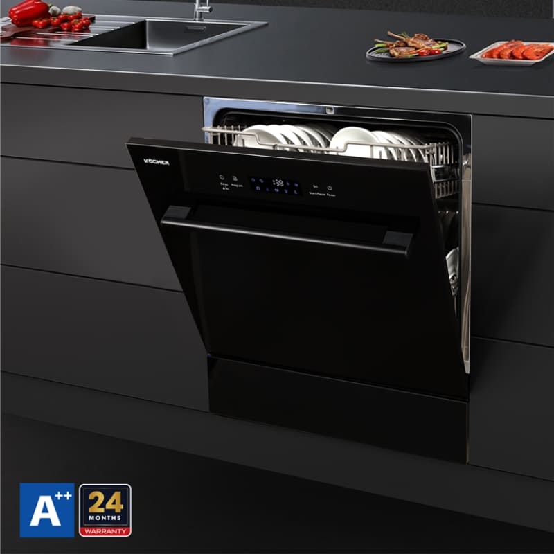 Máy rửa bát Kocher KDEU-8839 được thiết kế với nhiều tính năng thông minh