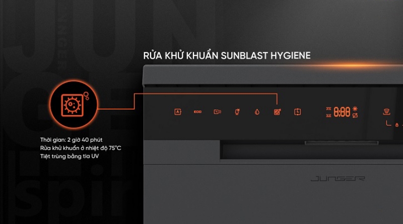 Công nghệ khử khuẩn bằng tia UV SunBlast Hygiene tiêu diệt vi khuẩn và nấm mốc
