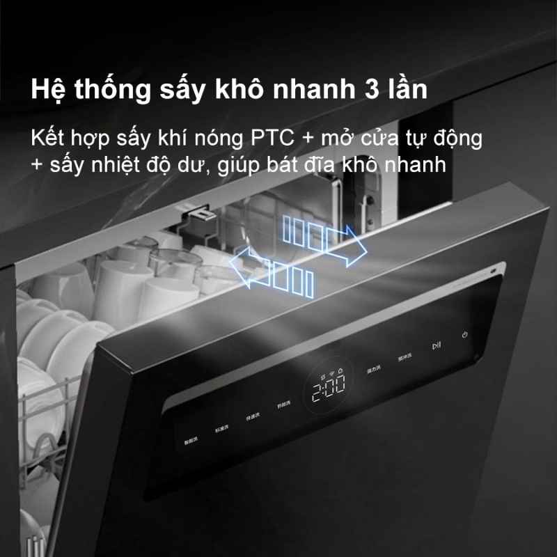 Máy Rửa Âm Tủ Lập Xiaomi Mijia N1 16 bộ